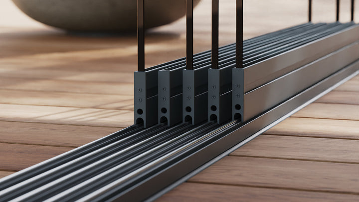 Glazen schuifwand 5-rails, afbeelding 4