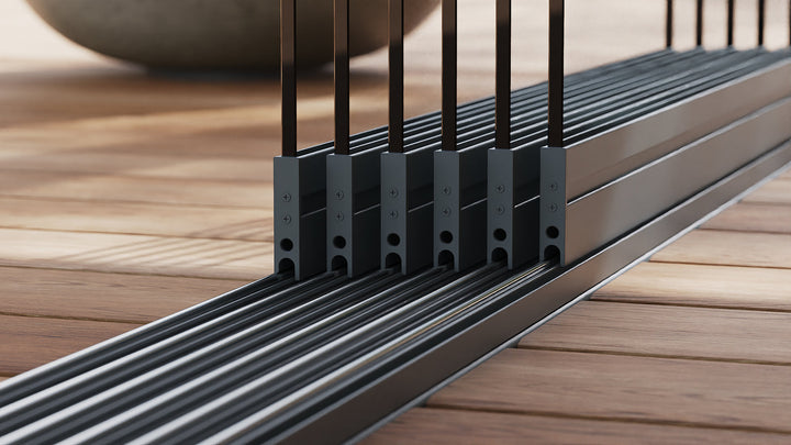 Glazen schuifwand 6-rails, afbeelding 4