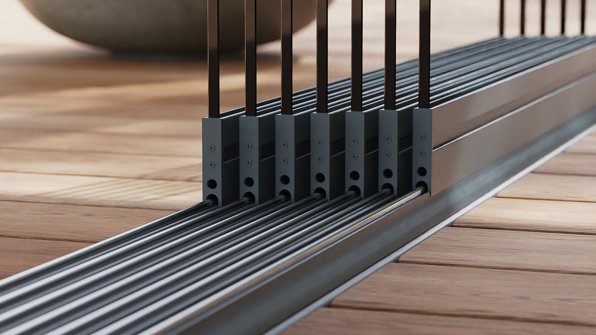 Glazen schuifwand 7-rails, afbeelding 4